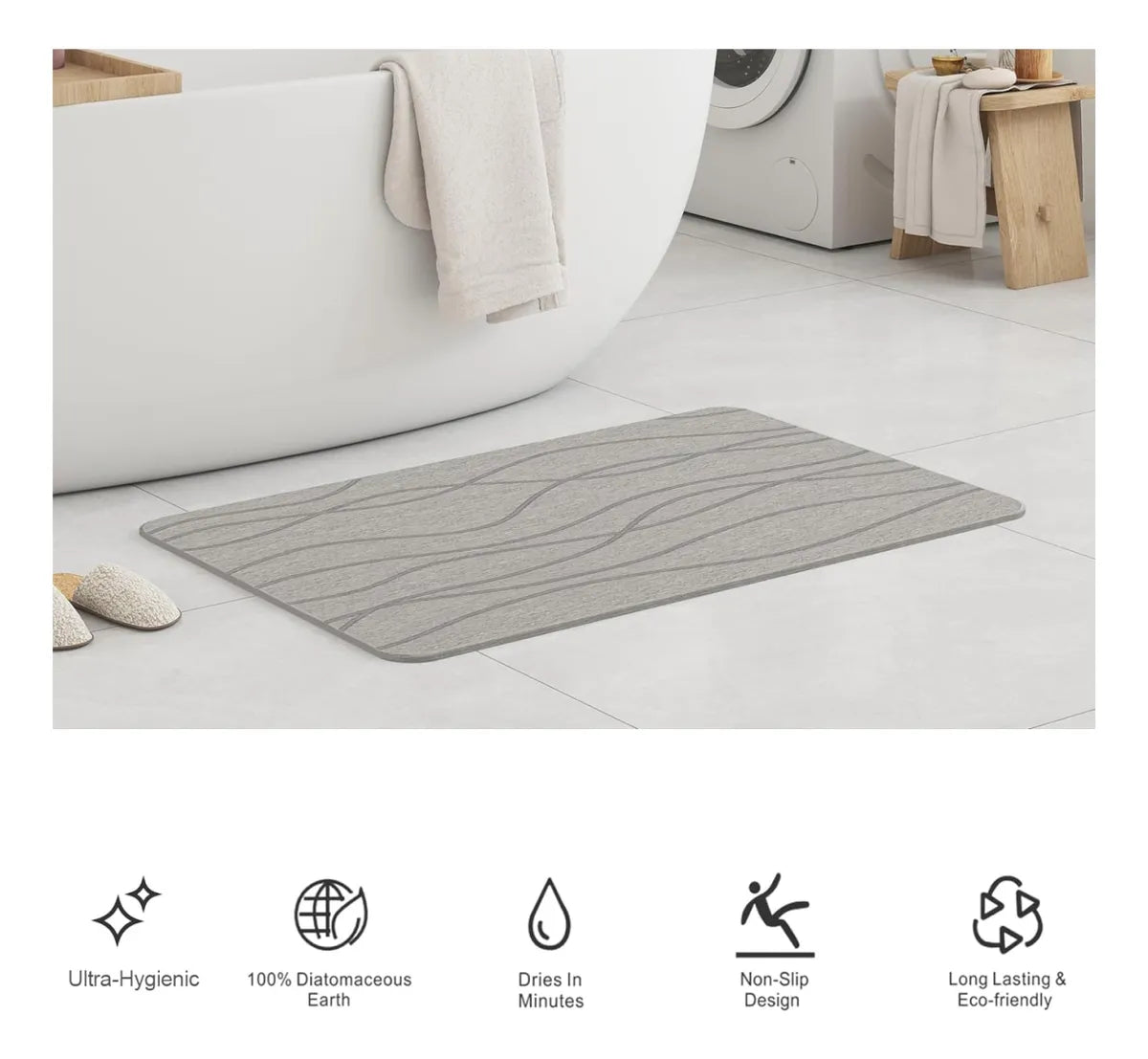 PAGA 1 LLEVA 2 - TAPETE PIEDRA ULTRA ABSORBENTE